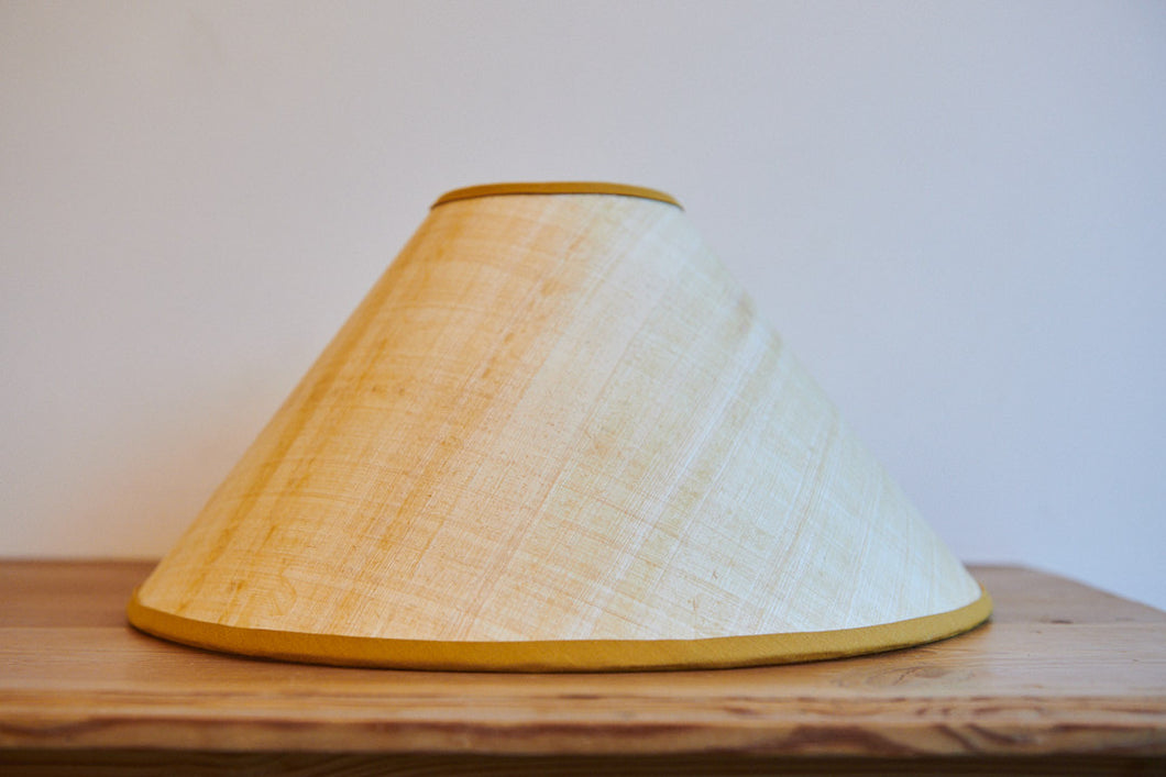 Coolie Papyrus Lampshade *trim colour of your choice*