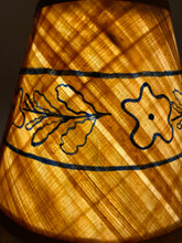 Load image into Gallery viewer, A Pair of Hand Painted Papyrus Candle Clip Lampshades
