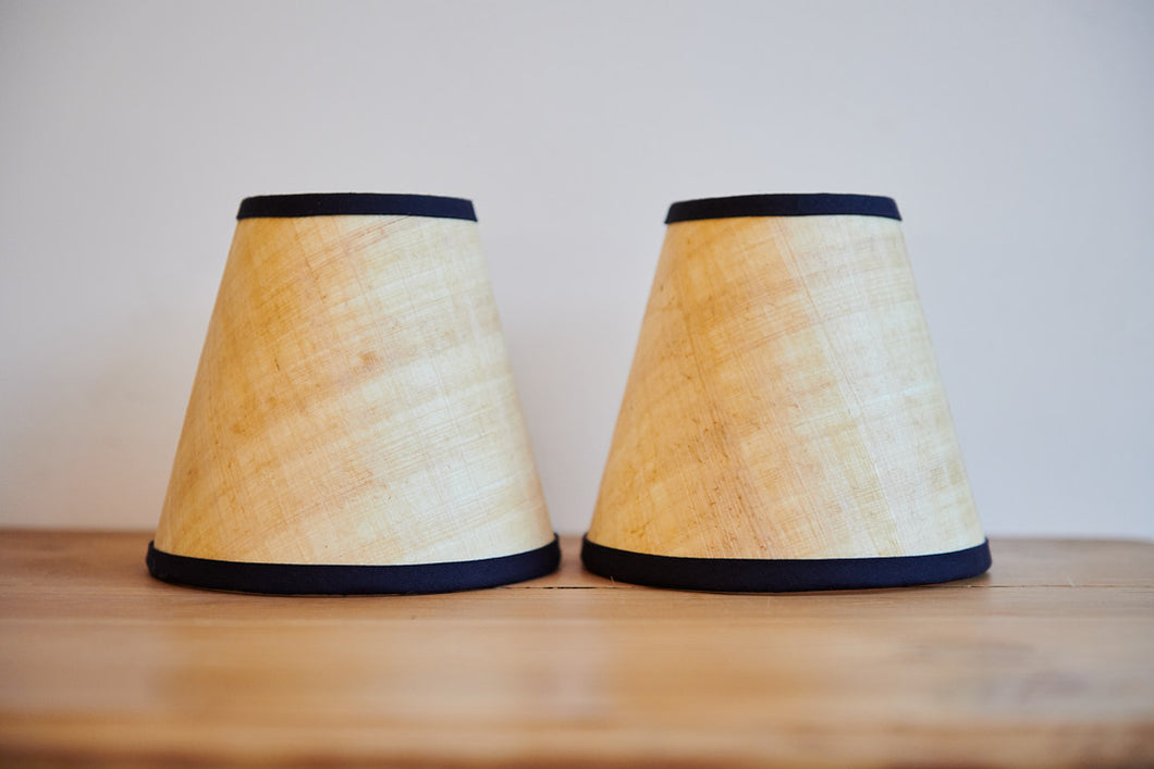 Pair of Papyrus Candle Clip Shades - Navy